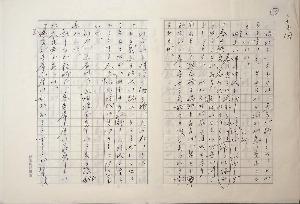 伊集院静直筆原稿